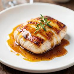 Tea-Infused Chicken Breast with Citrus Glaze