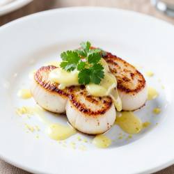 Sous Vide Lemon Garlic Butter Scallops