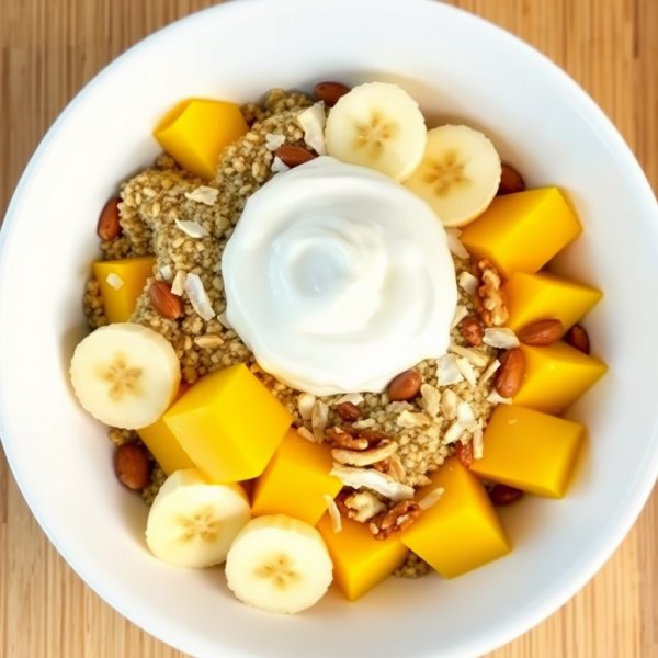 High-Protein Tropical Yogurt Bowl
