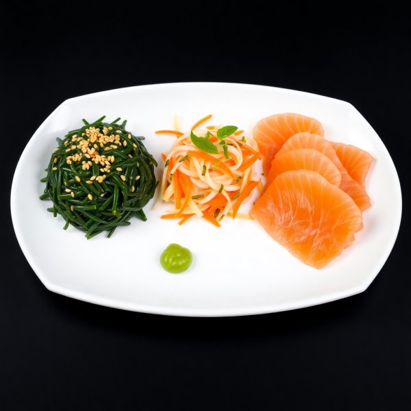 Elegant Sakizuke Seasonal Appetizer Plate