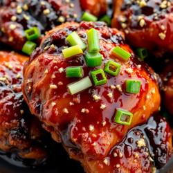 Soy Sauce Glazed Chicken Thighs