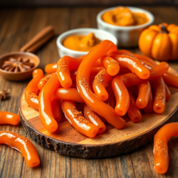 Pumpkin Spice Gummy Worms