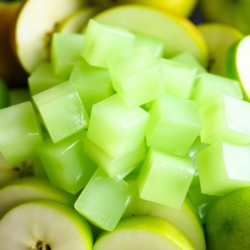 Green Apple Gummy Cubes