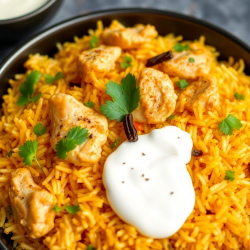 Classic Chicken Biryani for One