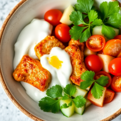 Spicy Yogurt Chicken Bowl