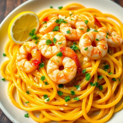 Garlic Butter Shrimp Pasta