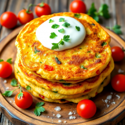 Fluffy Vegetable Pancakes