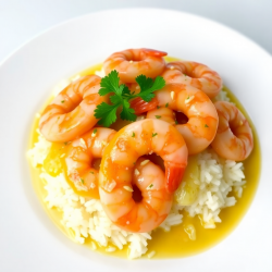 Garlic Butter Shrimp and Rice