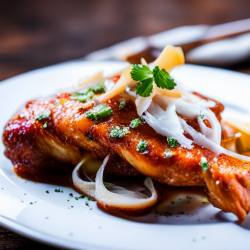 Baked Chicken with Garlic and Cheese