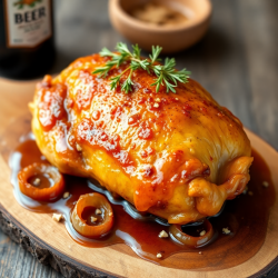Beer-Braised Chicken Thigh