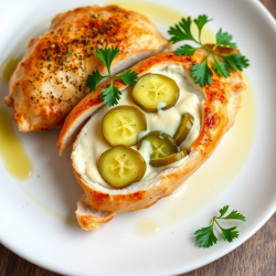 Pickle-Stuffed Chicken Breast