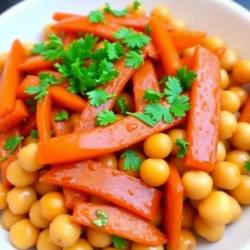 Honey-Glazed Carrot and Chickpea Stir-Fry