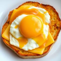 Honey Butter Cheese Egg Toast