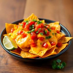 Cheesy Salsa Nacho Chips