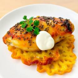 Austrian Herb-Roasted Chicken with Potato Rösti