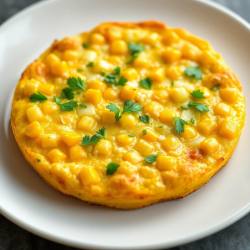 Corn and Egg Savory Frittata