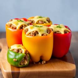 Air Fryer Stuffed Bell Peppers