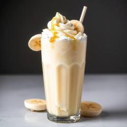 Classic Vanilla Banana Milkshake