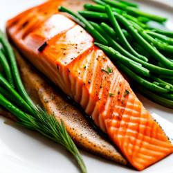 Salmon with Dill Sauce