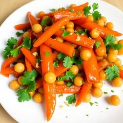 Honey-Glazed Carrot and Chickpea Stir-Fry