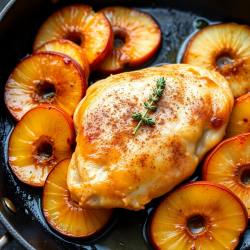 Apple and Chicken Skillet with Honey Glaze