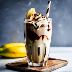 Chocolate Bananas Milk Milkshake