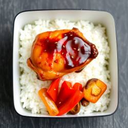 Chicken Teriyaki Bento for One