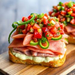 Smoked Tuna Brioche Sandwich with Wasabi-Yuzu Mayo and Pickled Cucumbers
