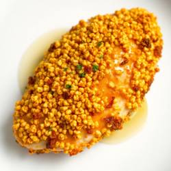 Popcorn-Crusted Protein Delight