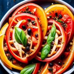 Baked Tomato with Garlic