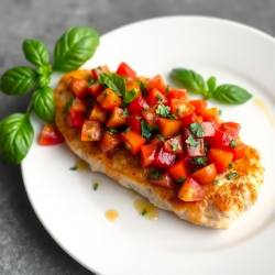 Savory Tomato Basil Chicken