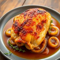 Beer-Braised Chicken Thigh