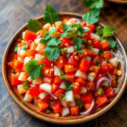 Fermented Fish and Herb Salad