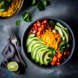 Avocado, Carrot and Corn Salad
