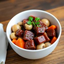 Classic Beef Bourguignon for One