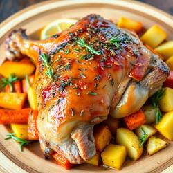 Herb-Roasted Rabbit with Garlic and Rosemary