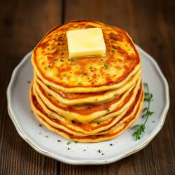 Savory Cheese and Herb Pancakes