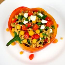 Mediterranean Stuffed Bell Pepper