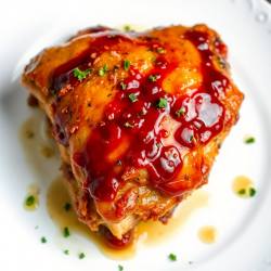 Tangy Ketchup Glazed Chicken Thigh