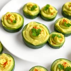 Spicy Avocado Cucumber Bites