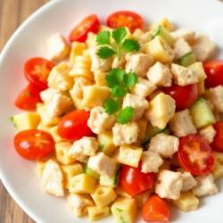 Simple Chicken Pasta Salad