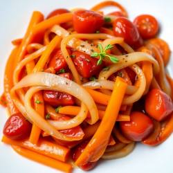 Sweet and Tangy Carrot Tomato Stir-fry