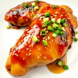 Chicken with Korean Honey–Sesame Glaze