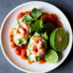 Avocado Stuffed with Shrimp Salad