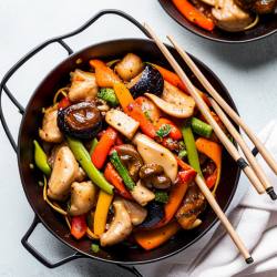 Asian Stir-Fried Chicken with Vegetables