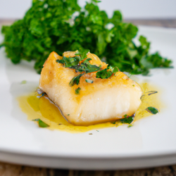 Pan Seared Cod with Parsley