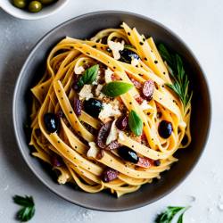 Mediterranean Olive Pasta