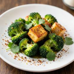 Spiced Broccoli and Paneer Stir-Fry