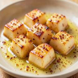 Sweet Paneer Cubes in Ghee