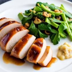 Pear and Walnut Stuffed Chicken Breast